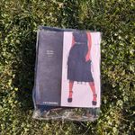 Party City NIB Adult Netflix Wednesday Addams Raven Dress / Gothic Schoolgirl Costume Photo 1