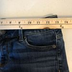 American Eagle  Womens Midi Shorts Denim Cuffed Medium Wash Super Stretch Size 0 Photo 5