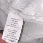 Monoreno  white bogo fringe top size small Photo 4