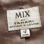 Tahari tan blazer womens Normcore business ethereal granola girl y2k retro 12 Photo 6