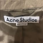 Acne Studios  Crinkle Finish Cropped Suit Jacket Photo 6