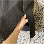 Maggie Barnes  1X 18/20‎ Black Striped Button Down Top Short Sleeve Pockets NEW Photo 5