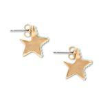 Lucky Brand Stone-Edged Star Drop Earrings in Gold-Tone MSRP $20 NWT Photo 0