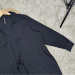 Athleta Zuma Shirtdress Longsleeve UPF 50+ Travel Black Size 1X Photo 5