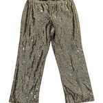 Venezia Jeans VTG Gold Metallic Disco Pants Womens Size 14/16 Costume Party 70s Photo 0