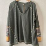 Free People  (We the free) Lovin Leopard Thermal Long Sleeved Top Size Small Photo 3