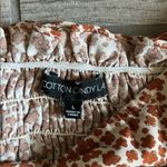 Cotton Candy Floral Puff Sleeve Dress Brown Size L Photo 1