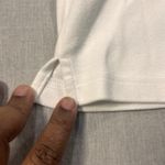 Breckenridge  Petite PM White Floral Embroidered Tee Cottagecore Spring Top Cute Photo 6