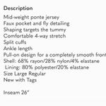 Spanx The Perfect Back Seam Skinny Pants in Black Size S Style 20251R Photo 12