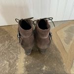 Luxury Rebel  brown suede lace up heeled ankle buckle boots EU38 US 8.5 Photo 3