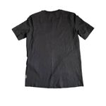 Love moschino Rare Womens Size 4 Black Graphic Embroidered Tee Photo 3