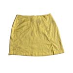 Forever 21  Yellow Satin Mini Skirt Y2K Going Out XS Photo 1