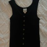 Blue Rain Black Tank Top Photo 0