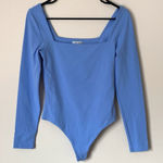 Aritzia  Original Contour Squareneck Bodysuit blue Photo 0