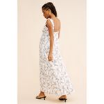 OhSevenDays Maternity Caroline Dress Size Large Maxi With Slit White Photo 1