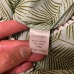 Francesca's Francesca’s tropical leaf pom sheer swim romper, size medium Photo 13