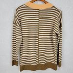 Madewell  Womens Sweater Small Brown Stripe Wool Blend Play Smithe Pullover Photo 2