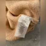 Truth Size S Beaded Pearl Neck Short Sleeve Pink Knit Sweater Top Keyhole Back Photo 8