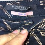 Scotch & Soda  Maison Scotch Cropped Kick Bootcut Raw hem patterned jeans embroid Photo 4