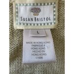Susan Bristol Vtg 90's Susan‎ Bristol Pastel Embroidered Knitted Floral Work Vest Size Large Photo 4
