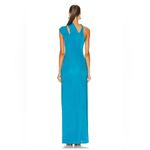 Et Ochs x Revolve June Cutout Ruched Gown in Cyan Blue Size 6 New w/Tag $1,695 Photo 5