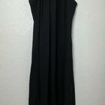 BNWT! LOVE STITCH Black Chiffon Maxi Dress w/Tribal Stitching Size M Photo 7
