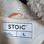 Stoic Teal Cream Colorblock High Pile Fleece Jacket Womens L Gorpcore Cozycore Blue Size L Photo 10