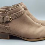 Life Stride Size 8.5M Side Zip Ankle Boots Block Heel Booties Brown Memory Foam Photo 3