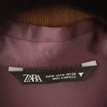 ZARA  Deep Purple Draped Blouse Photo 1