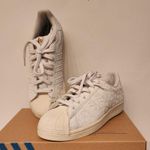 Adidas  x Disney Bambi Superstar Sneakers Women’s White Embossed Sneakers Size 6 Photo 1