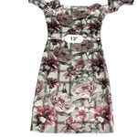 Olivia Matthews On / Off The Shoulder Floral Metallic - Like Dress Size 2 Photo 9