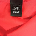 Double Zero  Red Tiered Scallop Sleeveless Sheath Dress Size Medium Photo 6