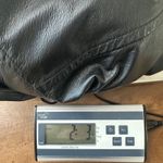 Vintage Middlebrook Park Genuine Leather Hooded‎ Jacket Drawstring Black Large Photo 13