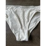 Dorina Women's White Crochet String‎ Bikini Bottoms Size Large Photo 1