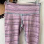 Lululemon RARE Cyber Stripe Wunder Under Luxtreme Crop Capri Leggings 10 Photo 7