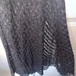 Black Lace Flower Spaghetti Strap Maxi Dress Photo 3