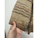 Christopher & Banks  Size Large Sweater Cardigan Multicolor Striped Knit Photo 2