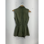 Charlotte Russe Womans  XS Olive Green Sleeveless Cargo Utility Vest Photo 1