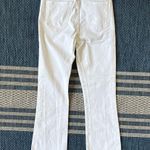 MOTHER Denim Hustler Ankle Fray in Fairest of them All White Size 25 Photo 2