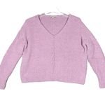 Sincerely Jules Sweater Womens Large Purple Nubby Knit Warm Cozy Barbie Preppy‎ Size M Photo 0