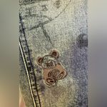BDG Cowboy Jeans Hi Rise Grey Embroidered Thread Graffiti Doodle Straight Leg-25 Photo 6