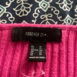 Forever 21 Pink Ribbed Knit Sweater Top Photo 3