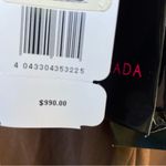 Escapada Escada Egyptian Linen Brown Wide-Leg Palazzo Pants US 6 Photo 3