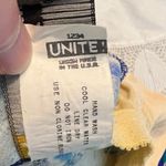 Vintage Mainstream Floral One Piece Swimsuit Size 8 Made in USA Blues Greens Blue Photo 6