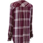 Soho Apparel SOHO New York Apparel Jeans Plaid Tunic Top Blouse Large Photo 3