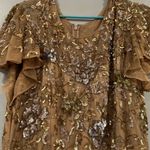 Mac Duggal  5717 Embellished Butterfly Sleeve High Neck Gown Size 16 Photo 4