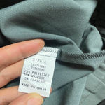 New Gray Wide Leg Tie Waist Belted Pleated Pull Photo 5