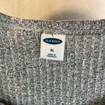 Old Navy Old Navy Gray Heather Ribbed Hi Low Long Sleeve Sweater Size XL Photo 1