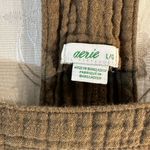 Aerie  Lightweight Rolled Leg Overalls Size Large Comfy Casual Minimal Photo 9