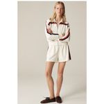 J.CREW Terry Boxer Short with Stripes Size Small Ivory NEW Cream Sporty Preppy Photo 15